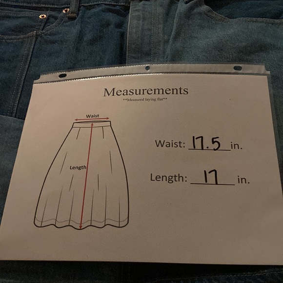 Levi's patchwork denim skirt size 32 - Picture 10 of 10